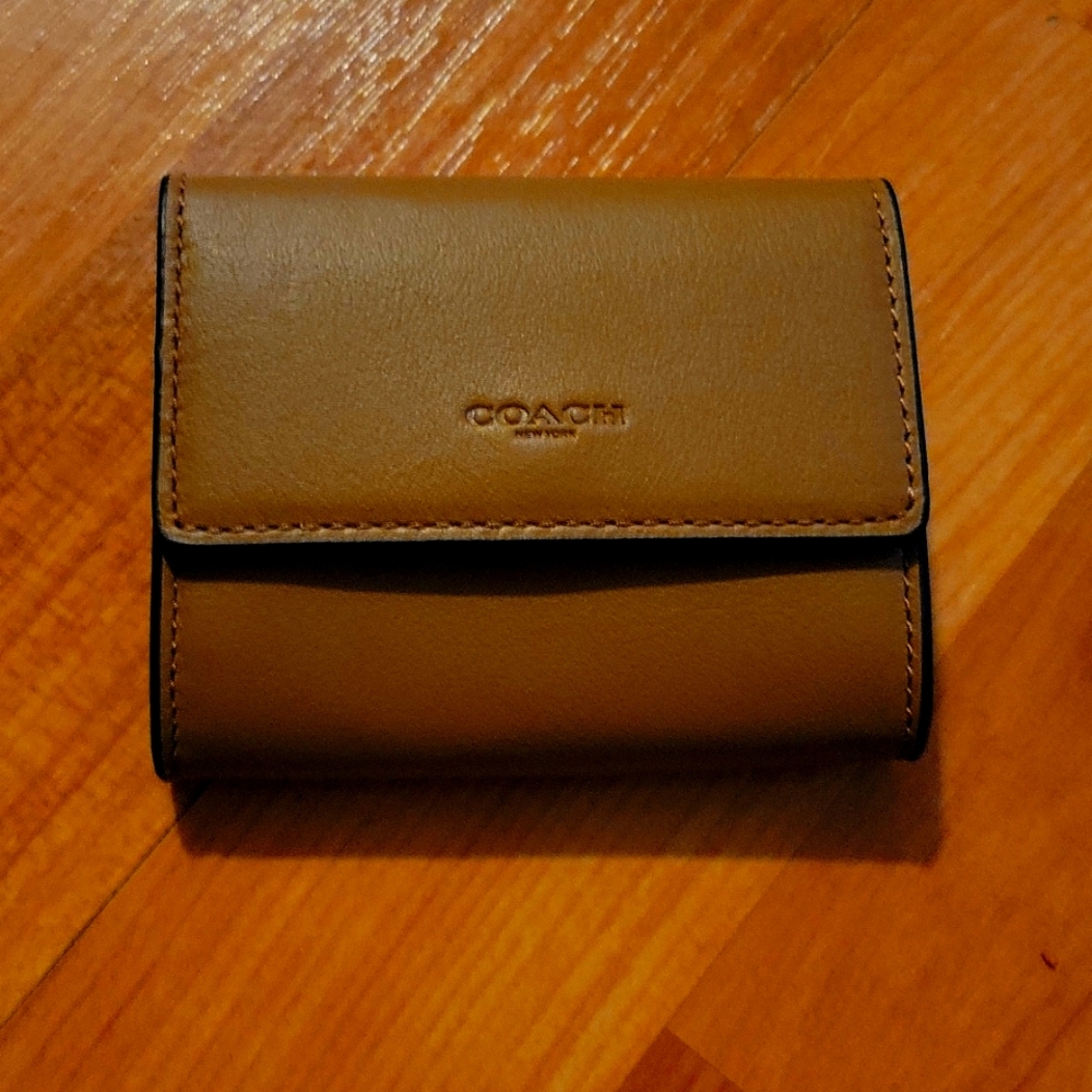 Coach Flap Card Case Wallet
